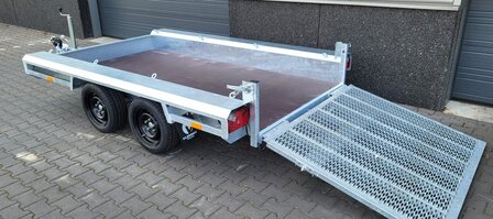 Machinetransporter 300x150cm - 3500kg - dubbelas